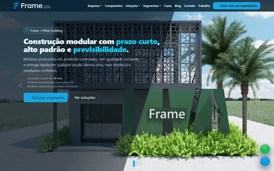 Site de Frame Modular
