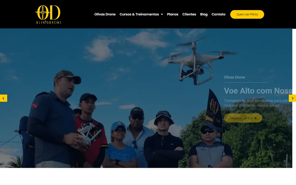 Site de Olivas Drone